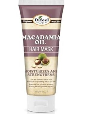 Difeel Macadamia Oil Hair Mask - Brown & Cream Tube New
